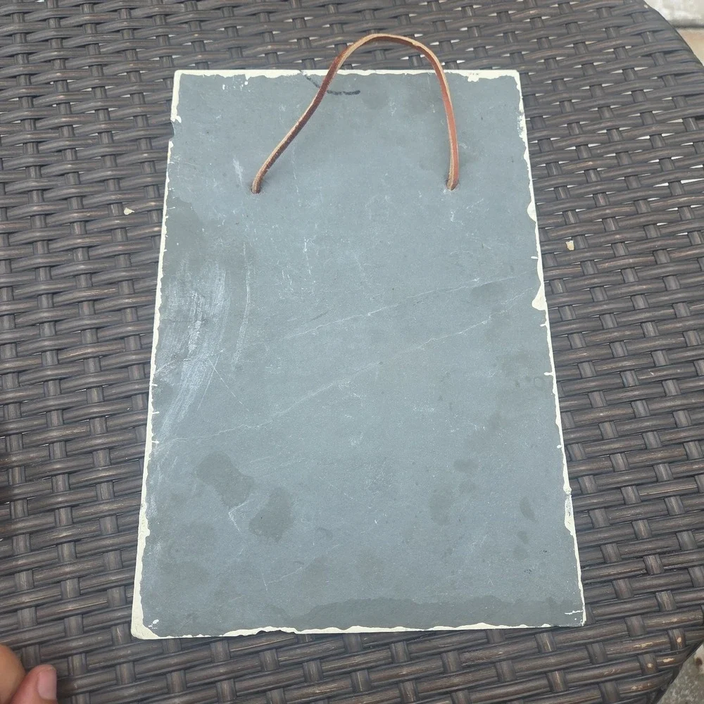 Slate Handpainted Welcome To Our Pool Celestial Sun Sign Beach Waves 12